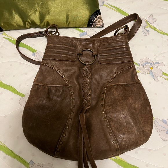 Aanetta Handbags - Vintage Shoulder bag by Aanetta, 100% Genuine Leather. Pre-owned, as is.